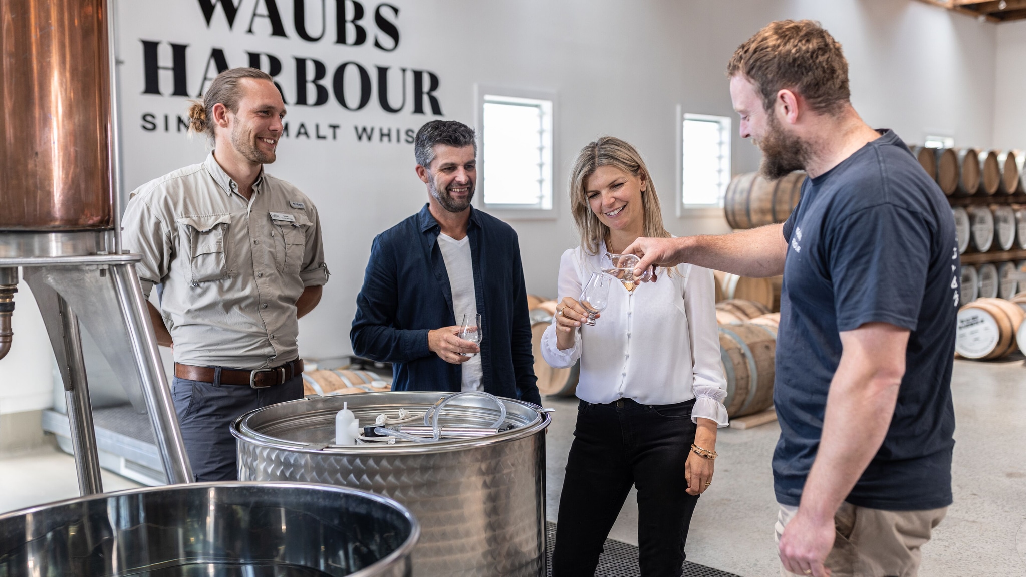 Waubs Harbour Distillery Tour 1